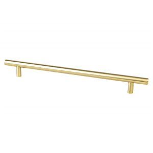 Tempo 224mm CC Modern Brushed Gold T-Bar Pull